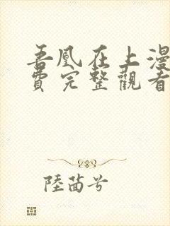 吾凰在上漫画免费完整观看