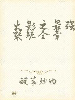 火影之最强体术系统全章