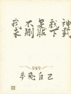 我不是戏神小说未删版下载txt