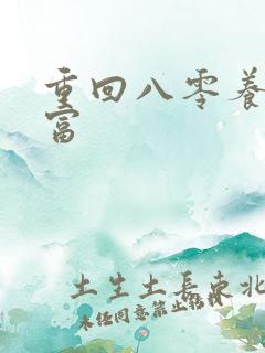 重回八零养崽致富