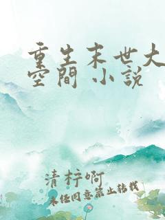 重生末世大佬有空间 小说