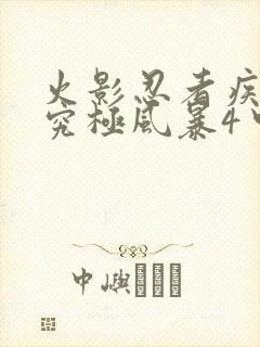 火影忍者疾风传究极风暴4中文