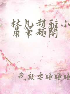 林凡赵雅小说主角笔趣阁