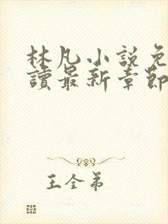 林凡小说免费阅读最新章节