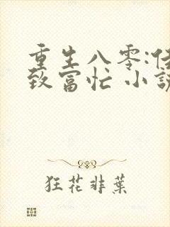 重生八零:佳妻致富忙 小说