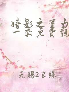 暗影之实力者第一季免费观看