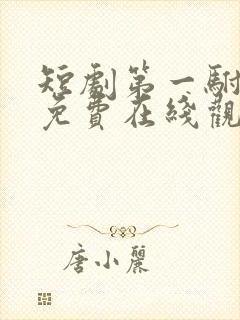 短剧第一驸马爷免费在线观看