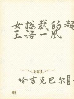 女总裁的超级兵王洛一凰