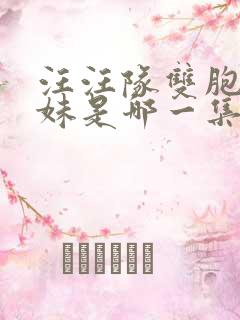 汪汪队双胞胎兄妹是哪一集