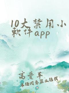 10大禁用小说软件app