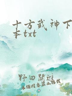 十方武神下载全本txt