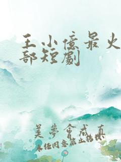 王小亿最火的三部短剧