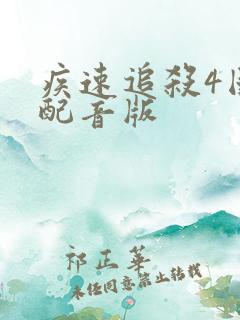 疾速追杀4国语配音版