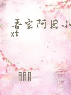 吾家阿囡小说txt