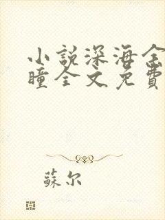 小说深海余烬远瞳全文免费阅读全文