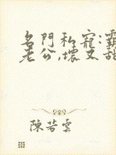 名门私宠:霸道老公,坏又甜