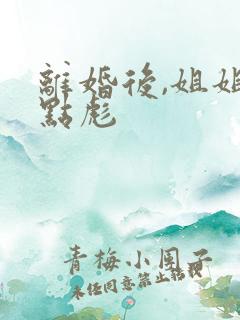 离婚后,姐姐有点彪