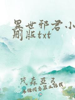 异世邪君小说未删版txt