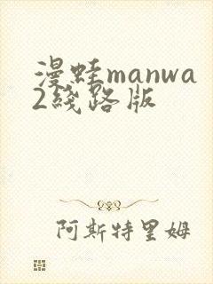漫蛙manwa2线路版