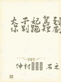 太子妃驾到总裁你别跑短剧免费观看