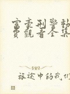 富豪刑警动漫免费观看全集