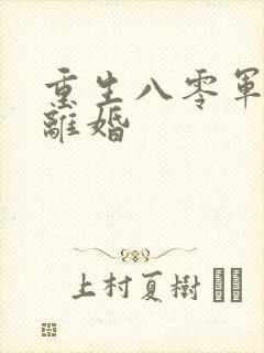 重生八零军嫂要离婚
