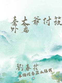 秦大爷付筱竹番外篇