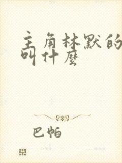 主角林默的小说叫什么