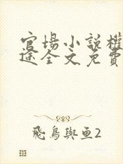 官场小说权色官途全文免费阅读