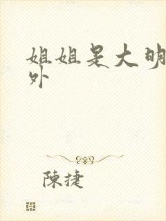 姐姐是大明星番外