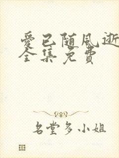 爱已随风逝短剧全集免费