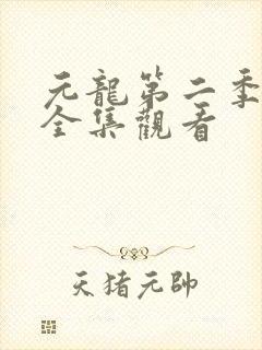 元龙第二季免费全集观看