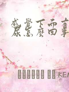 感觉下面有点漏尿怎么回事