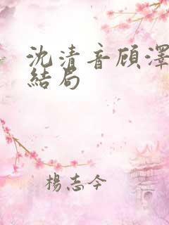 沈清音顾泽番外结局