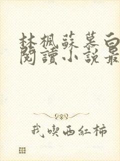 林枫苏慕白免费阅读小说最新章节列表