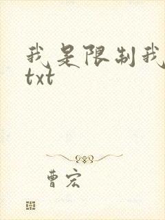 我是限制我女配txt