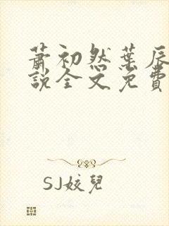 萧初然叶辰的小说全文免费阅读一