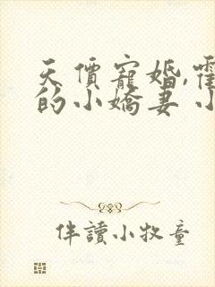 天价宠婚,霍总的小娇妻 小说