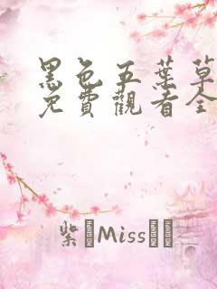 黑色五叶草动漫免费观看全集