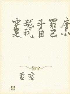 穿越斗罗唐三竟是我自己小说