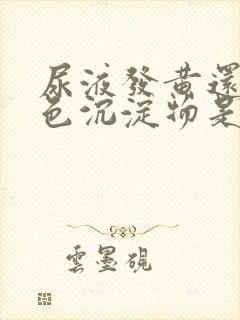 尿液发黄还有白色沉淀物是什么原因