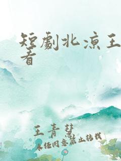 短剧北凉王免费看