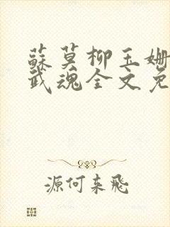 苏莫柳玉姗至尊武魂全文免费