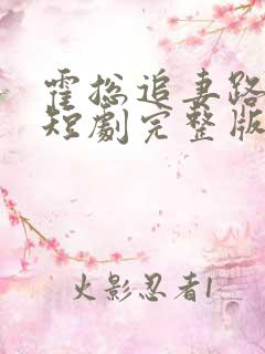 霍总追妻路漫漫短剧完整版