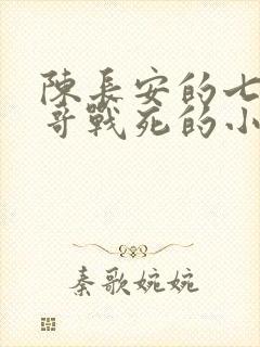 陈长安的七个哥哥战死的小说叫什么