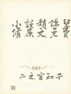 小说赵锦儿秦慕修原文免费阅读