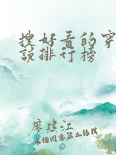 搜好看的穿越小说排行榜