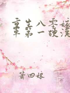 重生八零嫁给全军第一硬汉