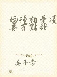 婚后相爱凌总追妻有点甜