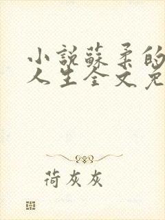 小说苏柔的风流人生全文免费阅读